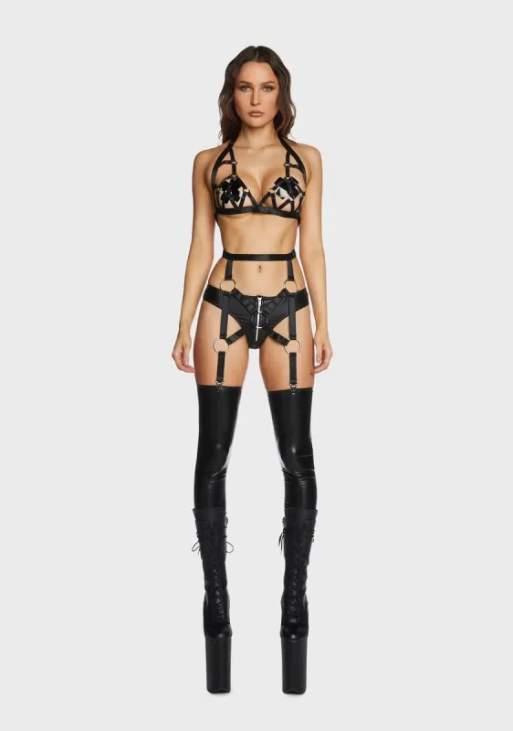 The Intimate Hour Garter Set sold by Dolls Kill