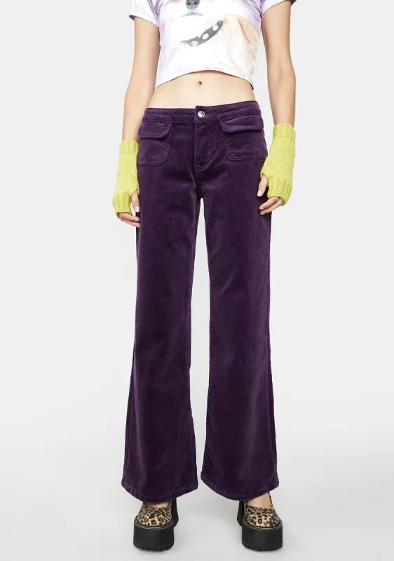 Just Wanna Rock Corduroy Pants sold by Dolls Kill