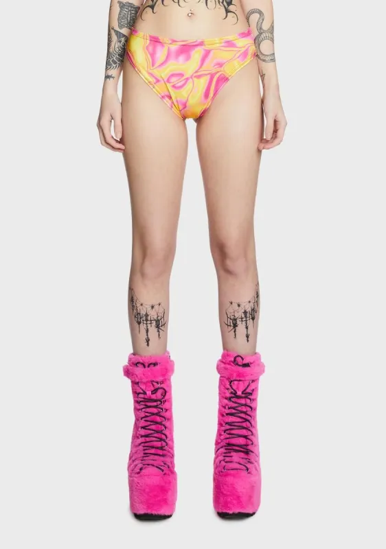 Lava Girl High Waist Bottoms sold by Dolls Kill