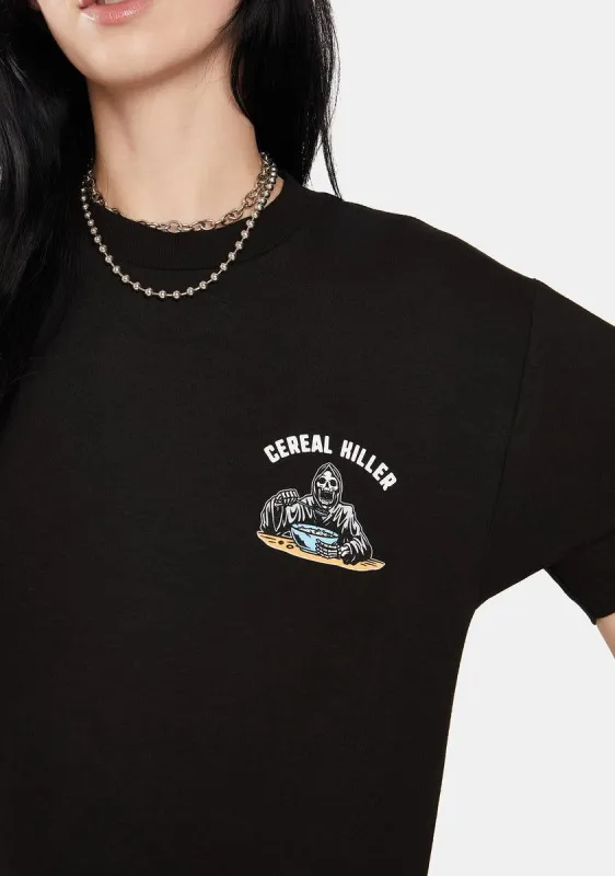 Cereal Killer Graphic Tee made by Dolls Kill