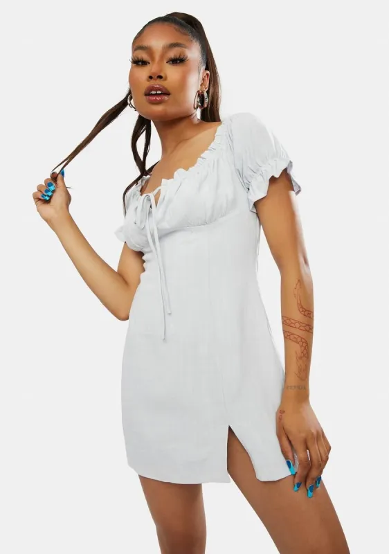 Flirt With Me Puff Sleeve Dress sold by Dolls Kill