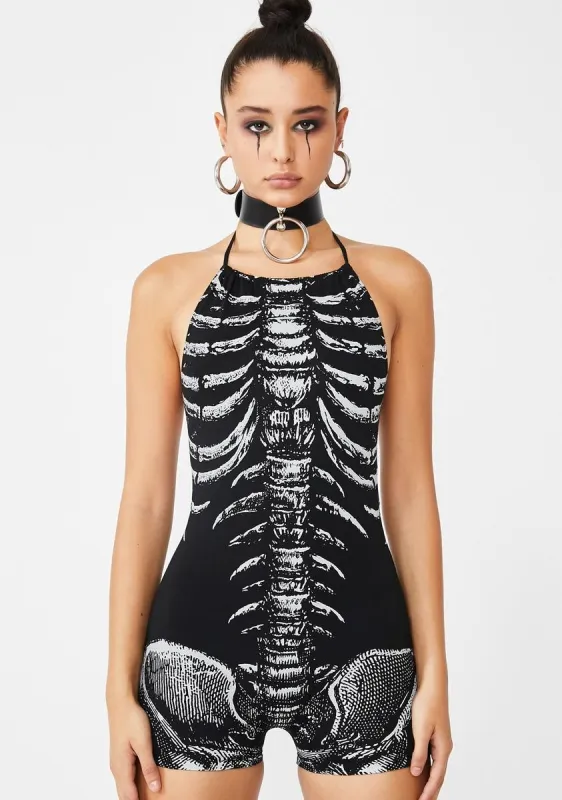Poltergeist Possession Reflective Romper sold by Dolls Kill