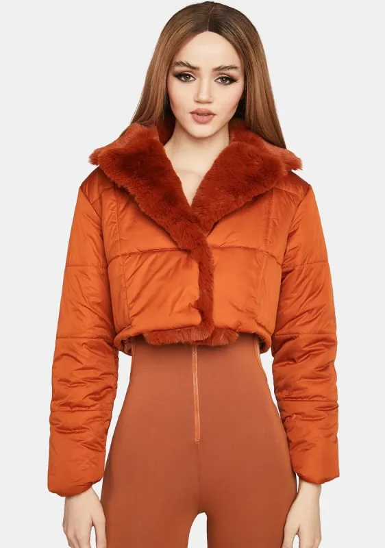 Diva Culture Faux Fur Jacket sold by Dolls Kill