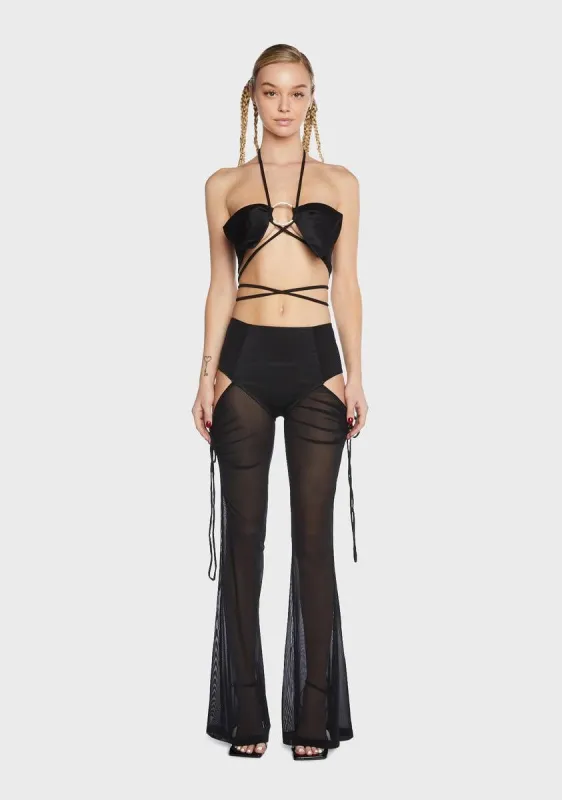 Crop Cami And Cut Out Pants Set sold by Dolls Kill