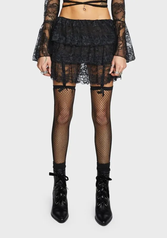 Undeniable Charm Lace Skirt sold by Dolls Kill