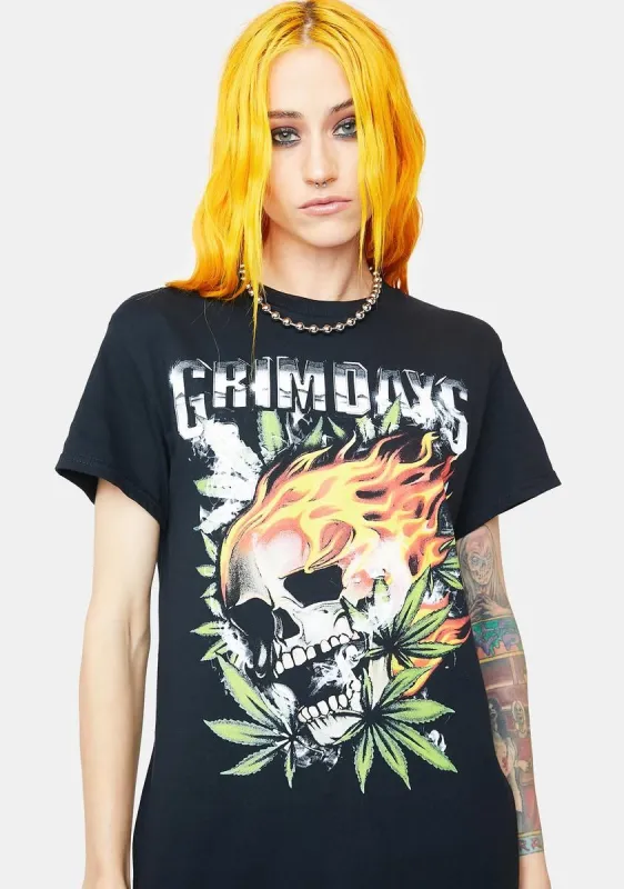 Ridin High Graphic Tee sold by Dolls Kill