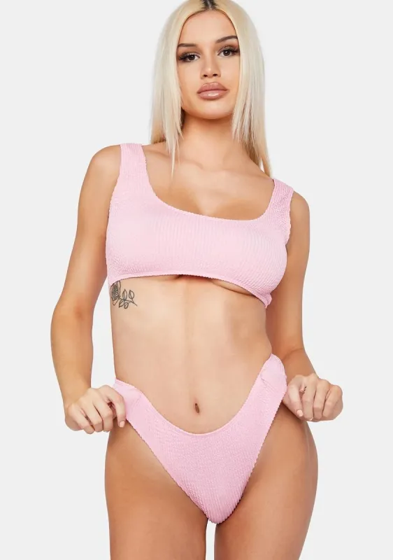 Candy Nights In Neon Bikini Set sold by Dolls Kill