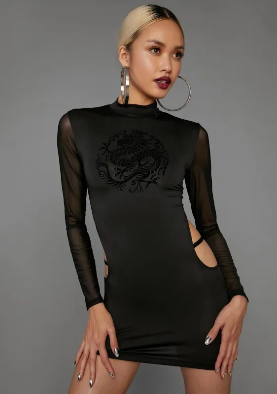 Bad Gal Revolution Cutout Dress sold by Dolls Kill
