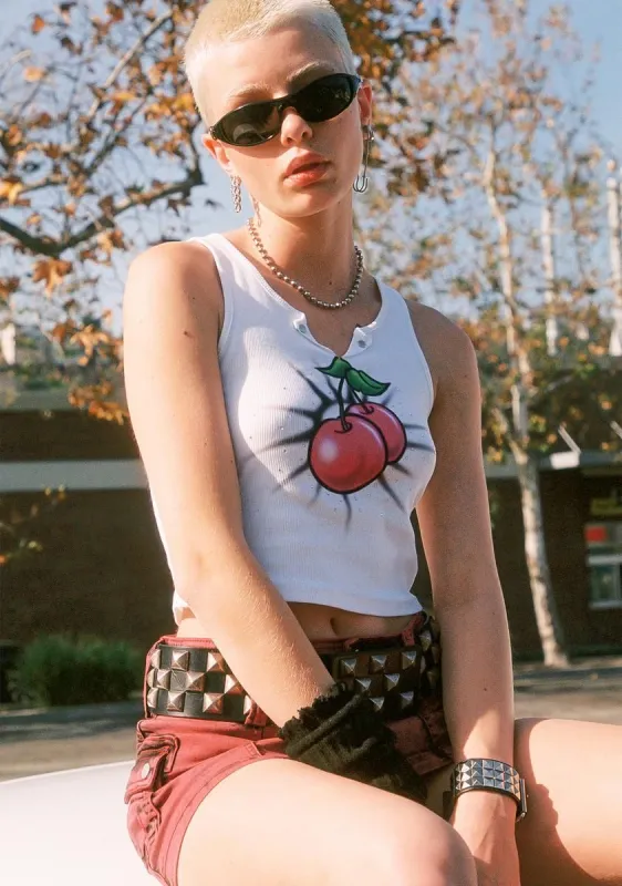 It Takes Two Cherry Tank Top sold by Dolls Kill