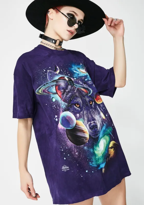 Wolf Of The Cosmos Graphic Tee sold by Dolls Kill