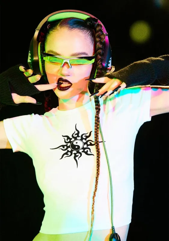 Force Of Nature Baby Tee sold by Dolls Kill