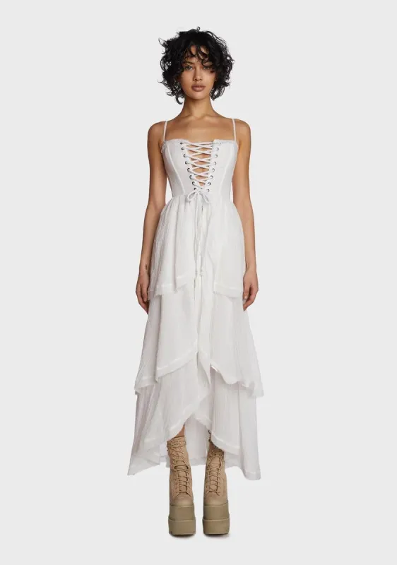 Echo Maxi Corset Top sold by Dolls Kill