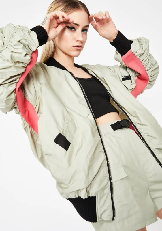 Kush Fly Gurl Bomber Jacket sold by Dolls Kill