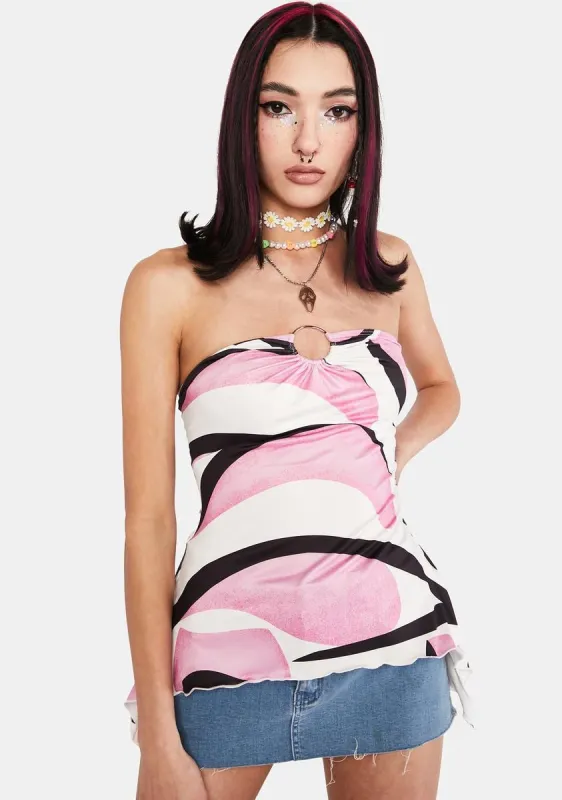 Wishful Winks Tube Top sold by Dolls Kill
