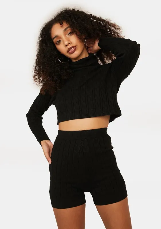 Always Slaying Knit Shorts Set sold by Dolls Kill