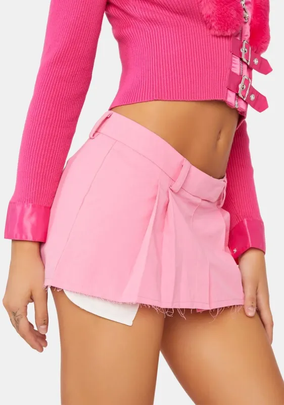 Nothing Less Micro Mini Skirt sold by Dolls Kill