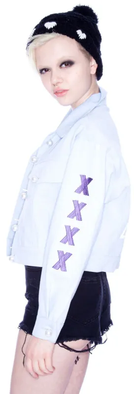 Love Denim Jacket sold by Dolls Kill