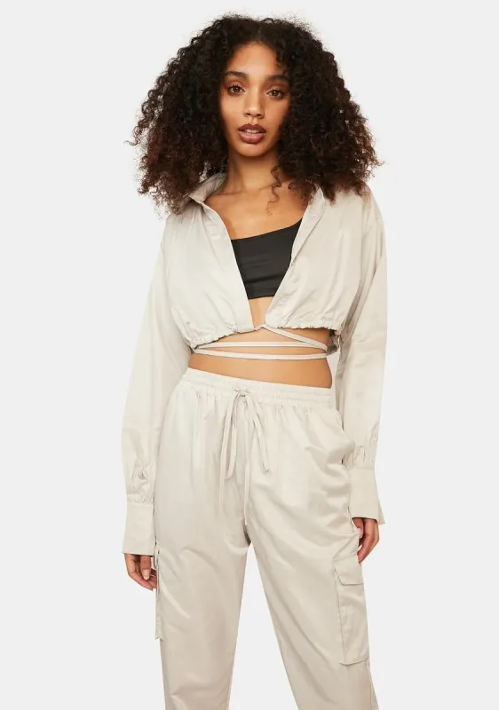 Dust Yourself Off Windbreaker Pants Set sold by Dolls Kill