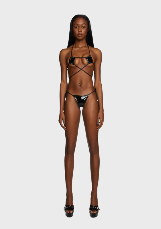 Chasing Hearts Bikini Set sold by Dolls Kill