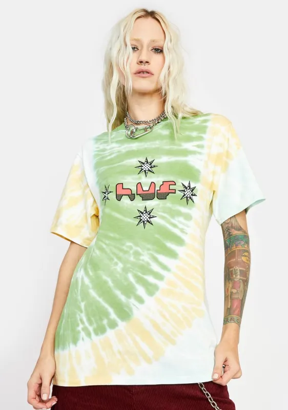 Sureshot Tie Dye Graphic Tee sold by Dolls Kill