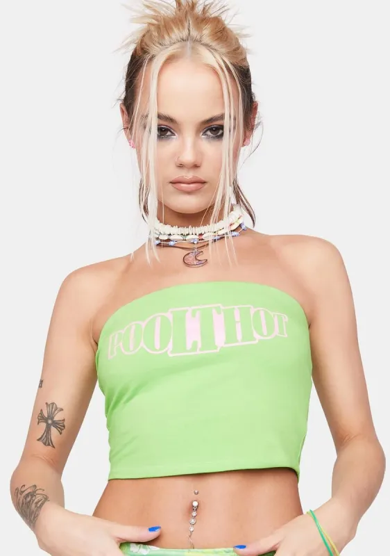 Poolside Thottin' Tube Top sold by Dolls Kill