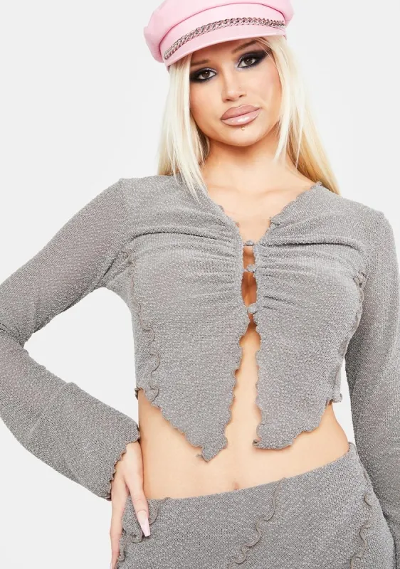 Pom Pom Crop Top sold by Dolls Kill