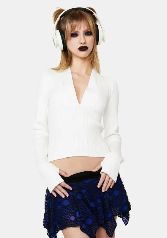 Inside In Long Sleeve Top sold by Dolls Kill