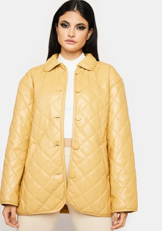 Be My Everything Quilted Jacket sold by Dolls Kill