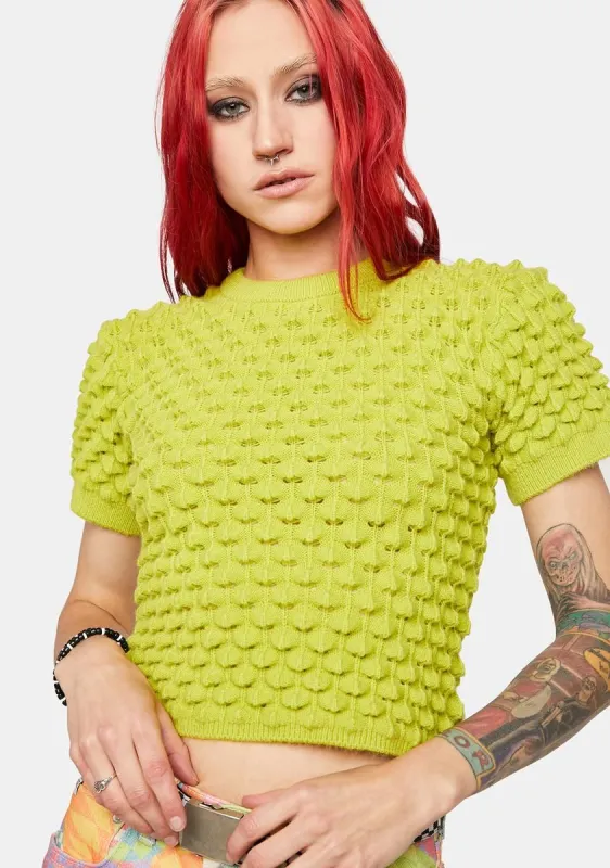 Sage Knit Tee sold by Dolls Kill