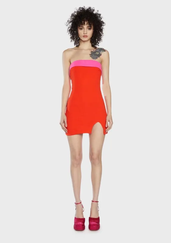 Sunset Having Fun Mini Dress sold by Dolls Kill