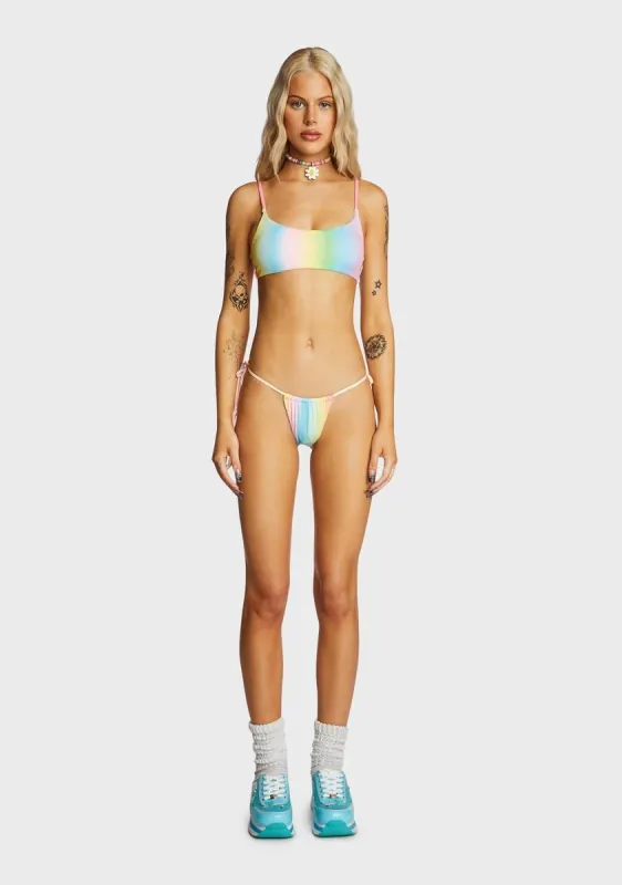 Wonder Whirl Bikini Set sold by Dolls Kill