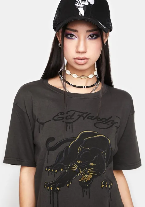 Crouching Panther Tee sold by Dolls Kill