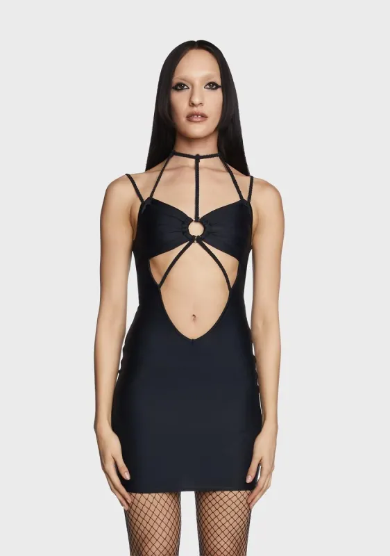 Attractive Extremes Cut Out Dress sold by Dolls Kill