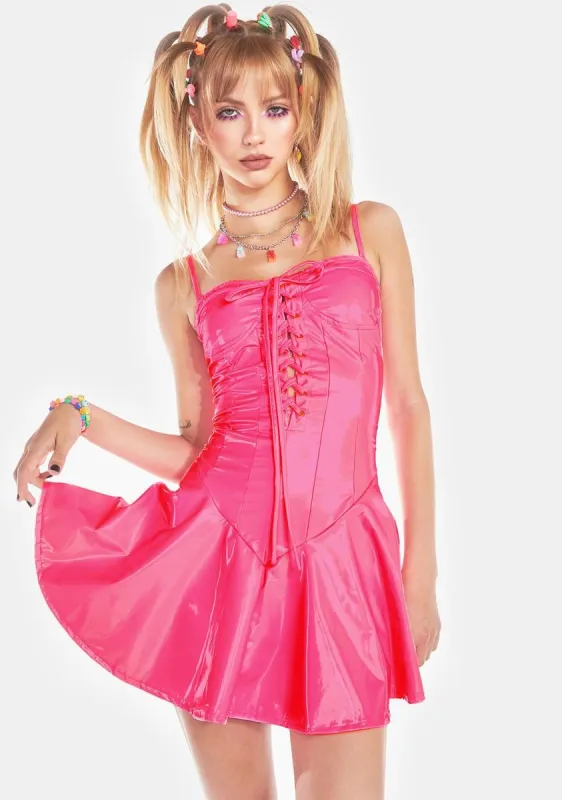 Sugar Maximized Pleasure Mini Dress sold by Dolls Kill