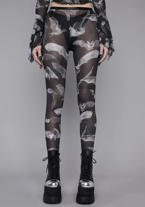 Deadly Echo Mesh Leggings sold by Dolls Kill