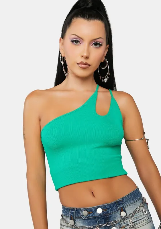 Spur Of The Moment Asymmetrical Top sold by Dolls Kill