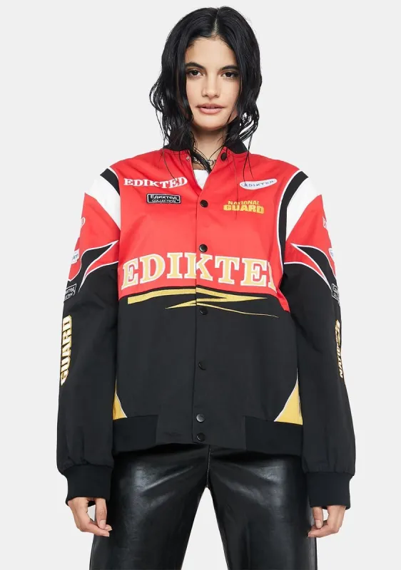 Speed Up Oversized Jacket sold by Dolls Kill