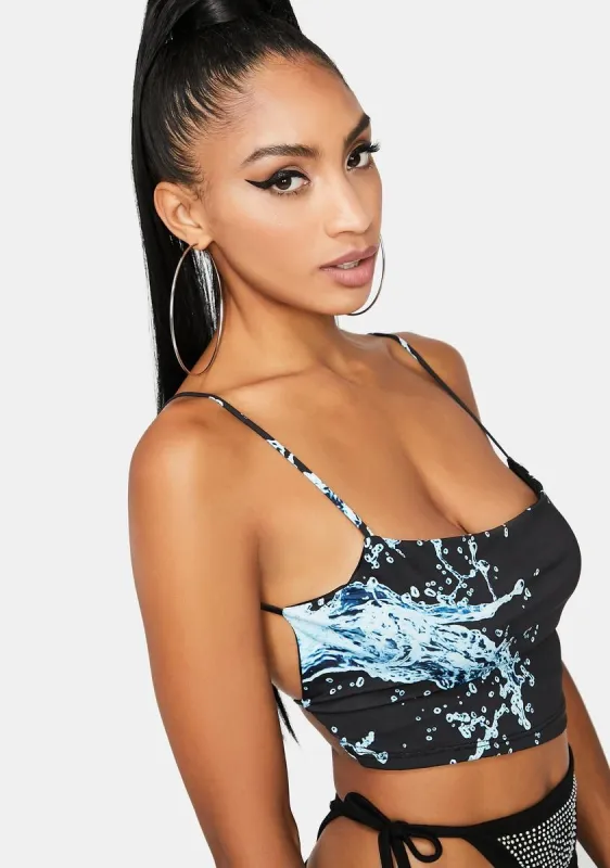 Thirst Trap Crop Tank sold by Dolls Kill