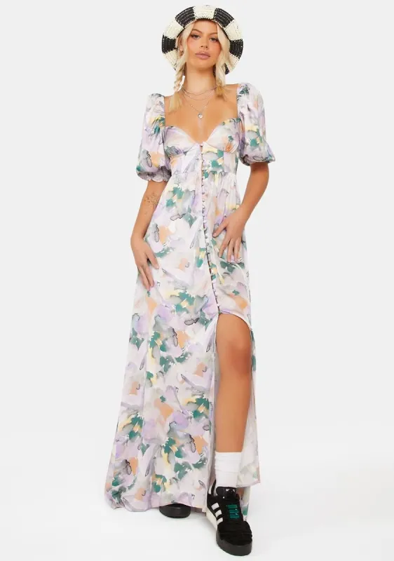 Megan Maxi Dress sold by Dolls Kill