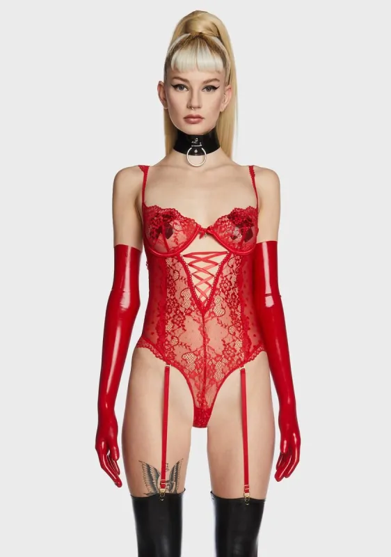 Eternal Heartbreaker Teddy sold by Dolls Kill