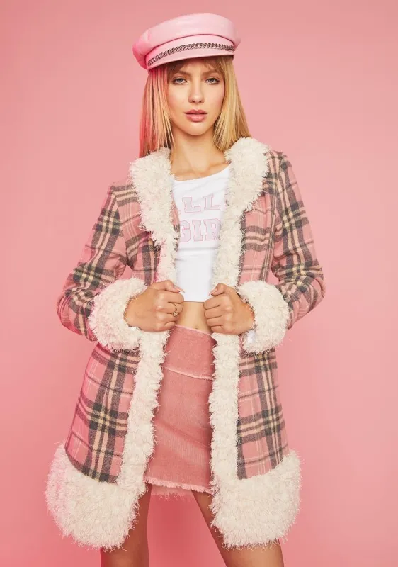 All About Popular Plaid Trench Coat sold by Dolls Kill