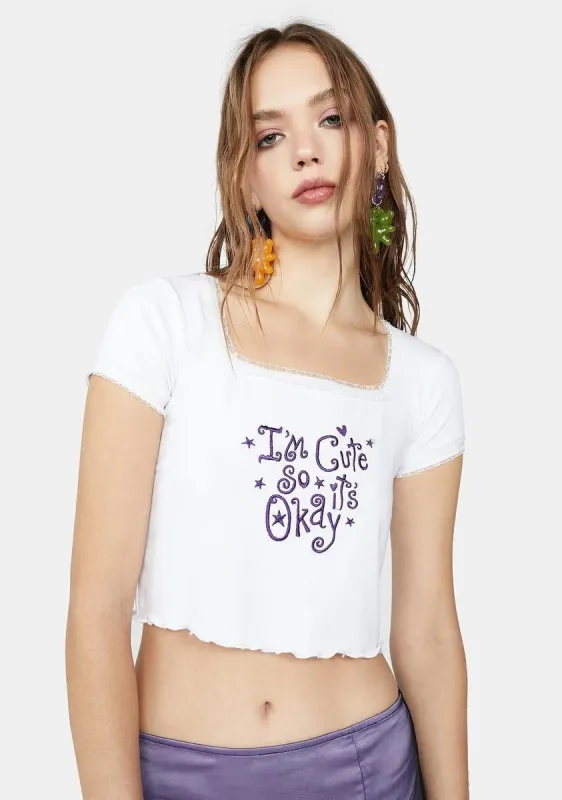 Exception To The Rule Crop Top sold by Dolls Kill