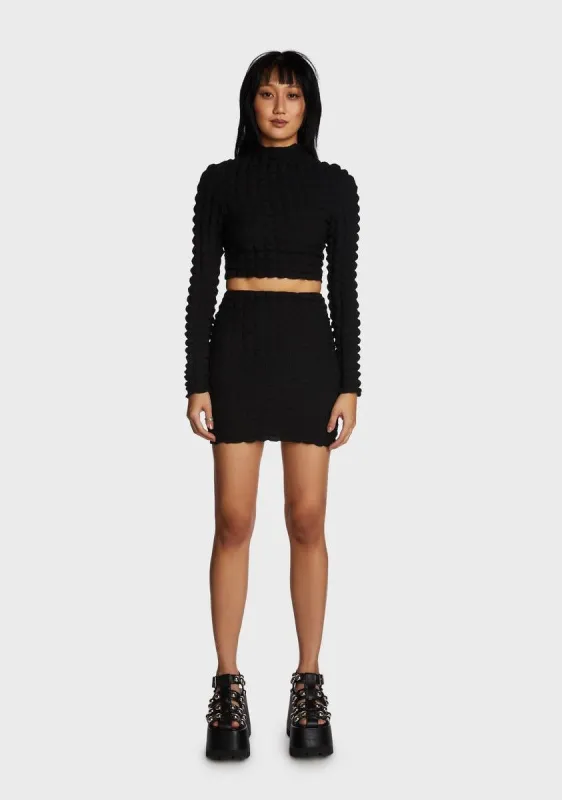 Chic Mood Cut-Out Mini Dress sold by Dolls Kill