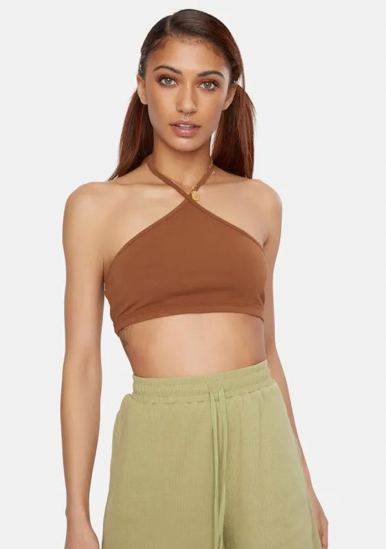 All Or Nothing Halter Crop Top sold by Dolls Kill