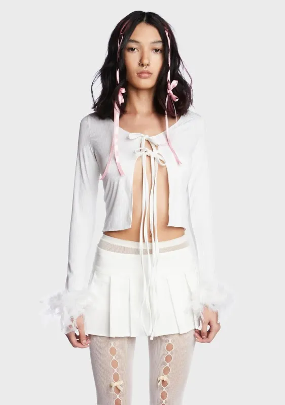 Blue Jean Baby Cropped Jacket sold by Dolls Kill