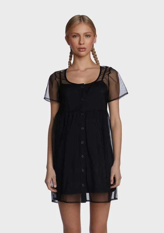 Dreams Become Reality Babydoll Dress sold by Dolls Kill