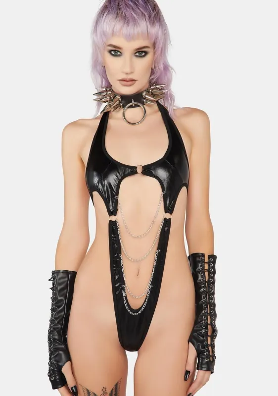 V Chain Bodysuit sold by Dolls Kill