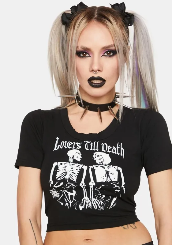 Till Death Do Us Part Graphic Tee sold by Dolls Kill