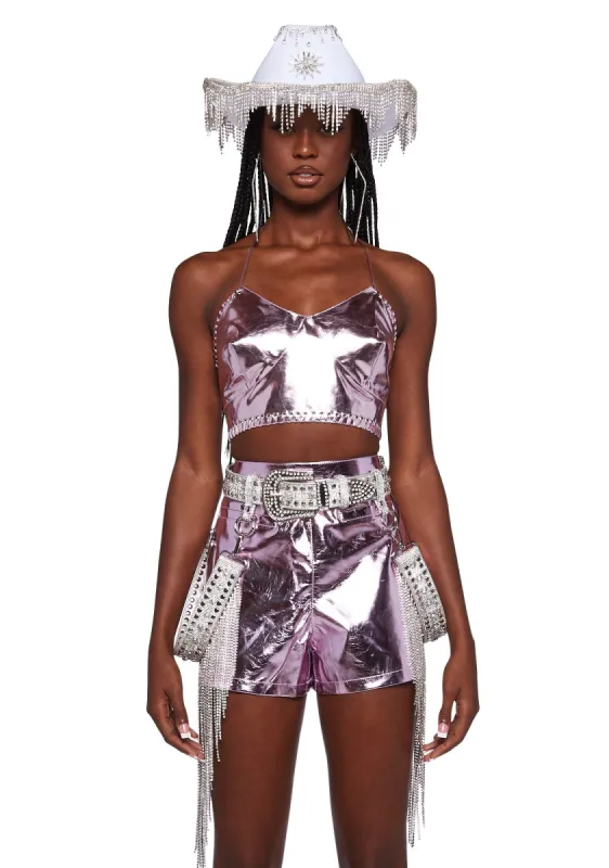 Milena Halter Neck Bralette made by Dolls Kill