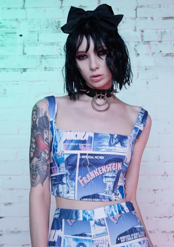 Making A Monster Corset Top sold by Dolls Kill